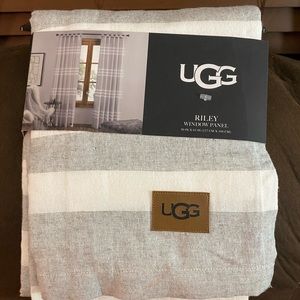 4 brand new Ugg curtains.